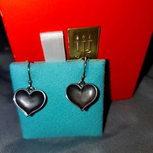Retired James Avery Heart Hook Earings